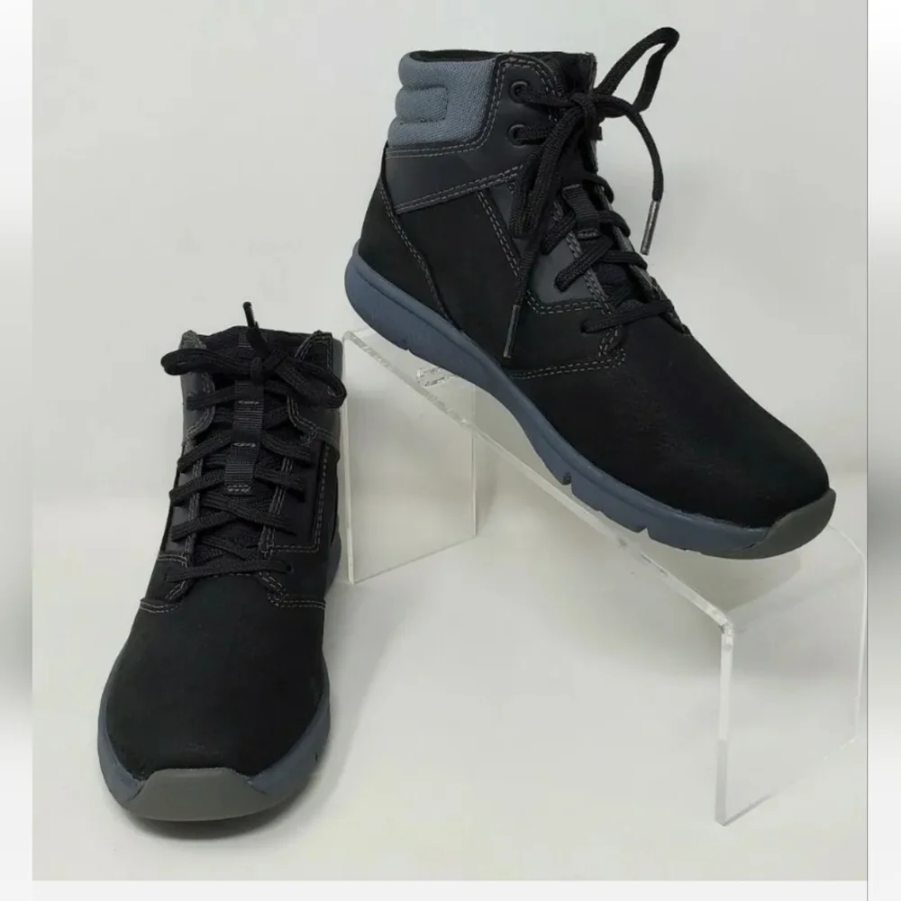 Timberland Boltero Mid Sneaker Boots Black Gray TB 0A26PT 001 Youth Size 2.5 New